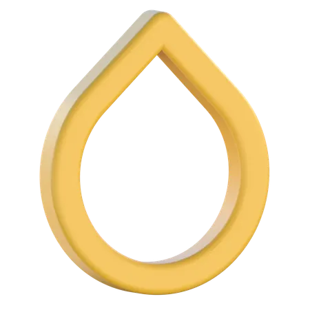 Liquid Drop  3D Icon