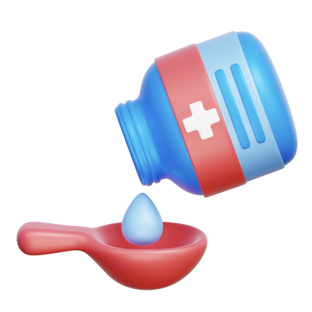 Liquid Medicine  3D Icon