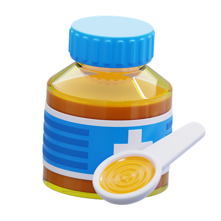 Liquid medicine  3D Icon