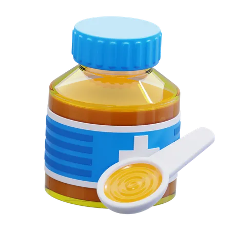 Liquid medicine  3D Icon