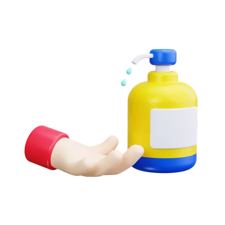 Liquid Wash  3D Icon