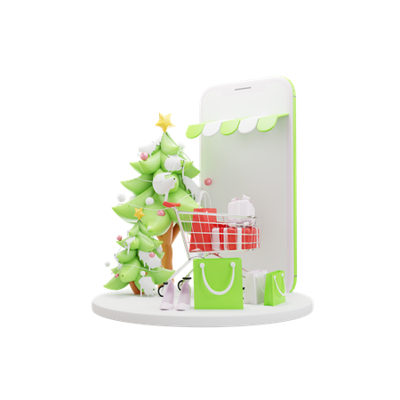 Liquidação de Natal  3D Icon