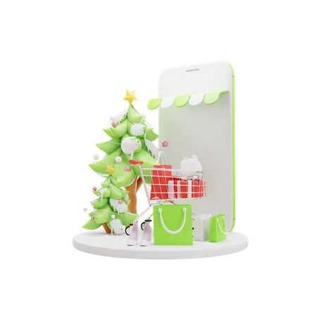 Liquidação de Natal  3D Icon