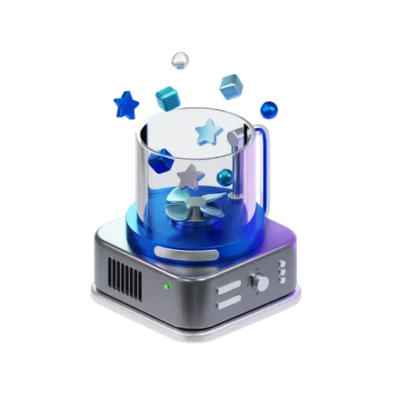 Liquidificador  3D Icon