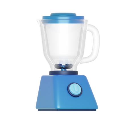 Liquidificador azul  3D Icon