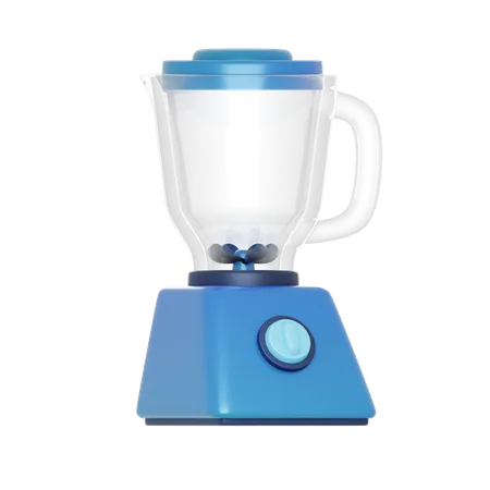 Liquidificador azul  3D Icon