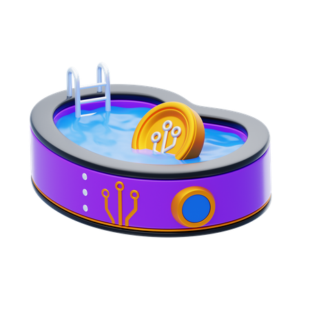 Liquiditätspool  3D Icon