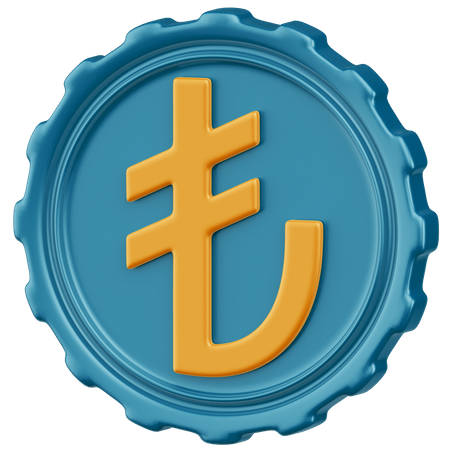 Lira  3D Icon