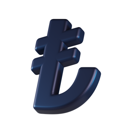 Lira  3D Icon