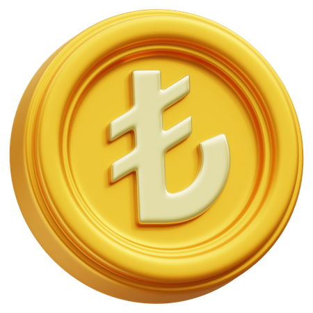 Lira Coin  3D Icon