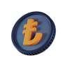 lira coin emoji 3d