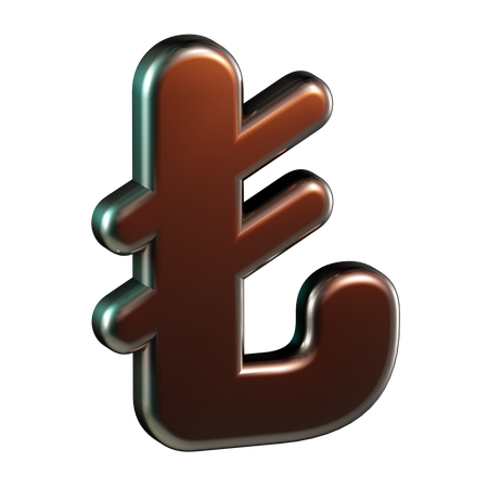 Monnaie lire  3D Icon