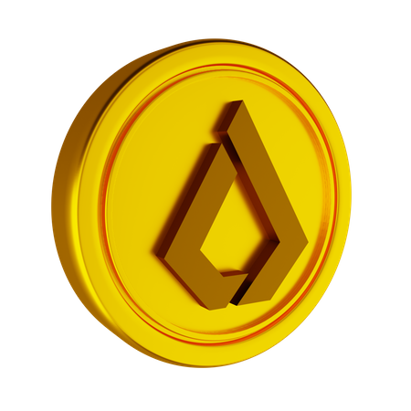 Moneda criptográfica lisk  3D Icon