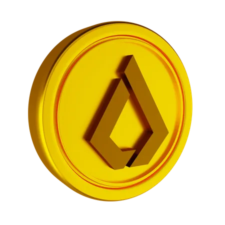 Moneda criptográfica lisk  3D Icon