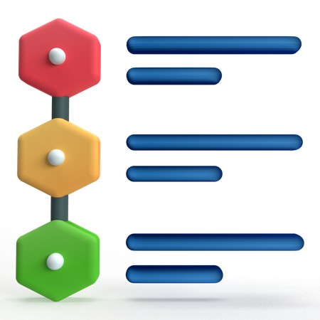 List  3D Icon