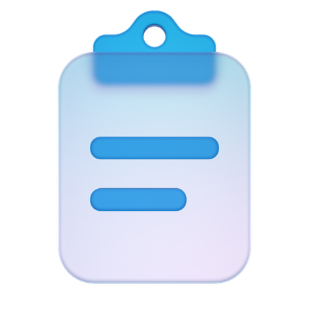 List  3D Icon