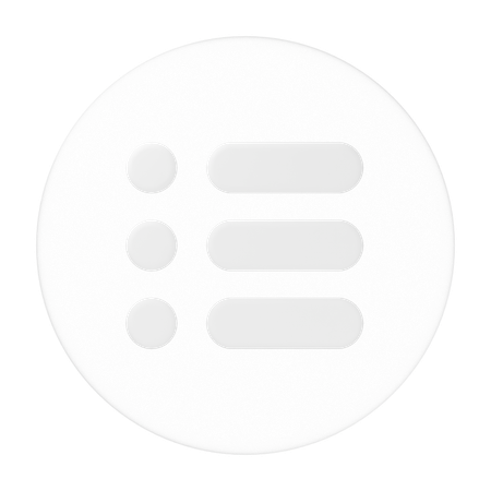 List  3D Icon