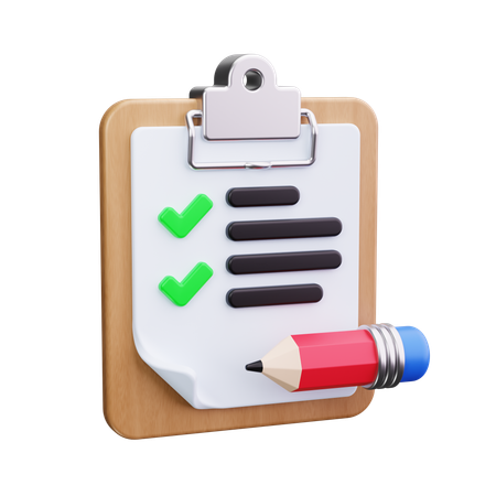 List  3D Icon