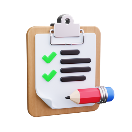 List  3D Icon