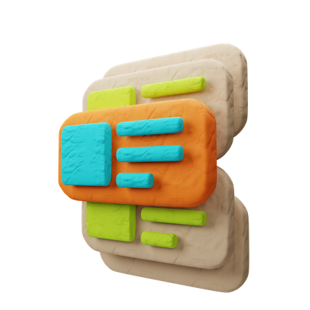 List  3D Icon
