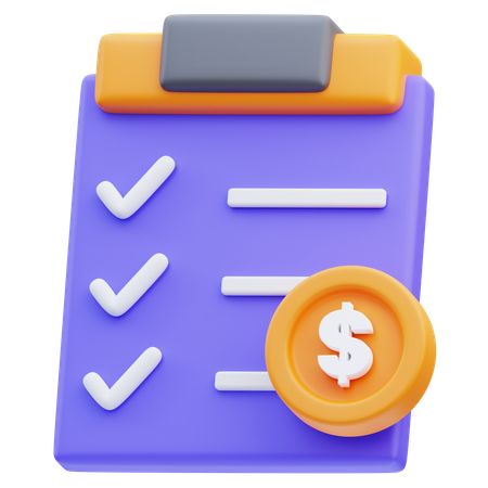 List Marketing  3D Icon