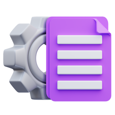 List Project Management  3D Icon