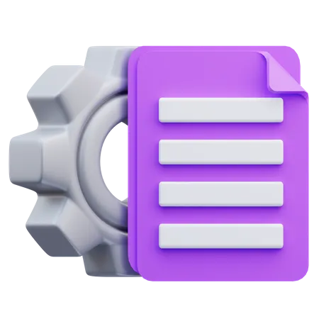 List Project Management  3D Icon