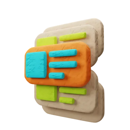 Lista  3D Icon