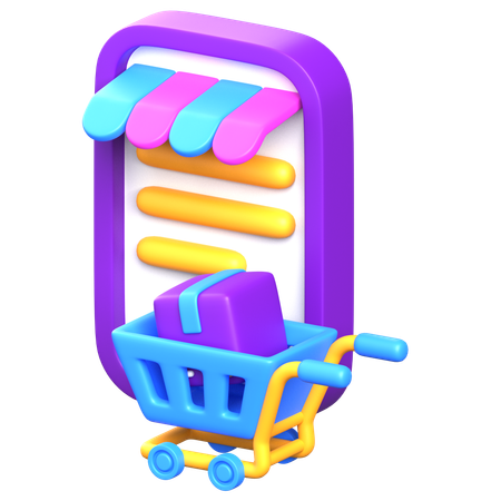 Lista de compras on-line  3D Icon