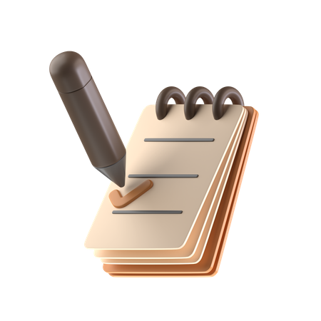 Lista de controle  3D Icon