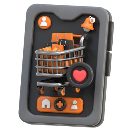 Lista de deseos de compras  3D Icon