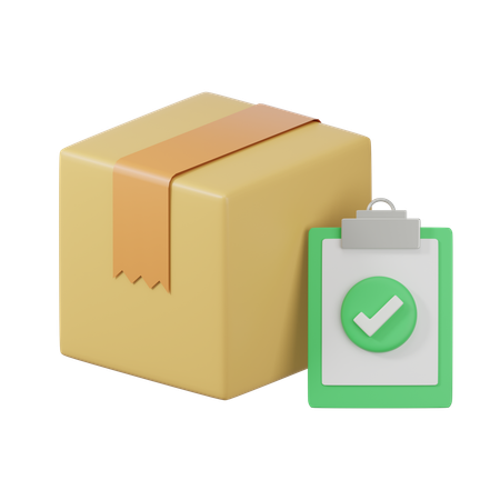 Lista de entrega  3D Icon