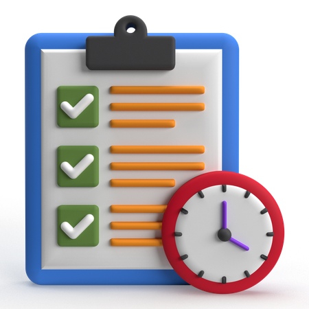Lista de espera  3D Icon