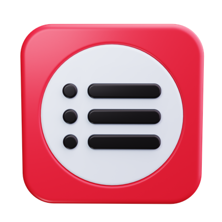 Lista de marcadores  3D Icon