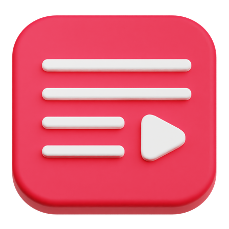 Lista de músicas  3D Icon