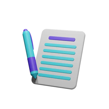 Lista de relatórios  3D Icon