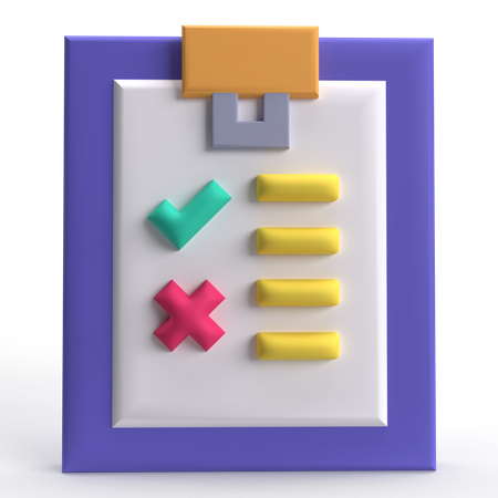 Lista de tareas  3D Icon