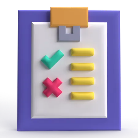 Lista de tareas  3D Icon