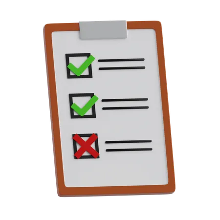 Lista de tareas  3D Icon