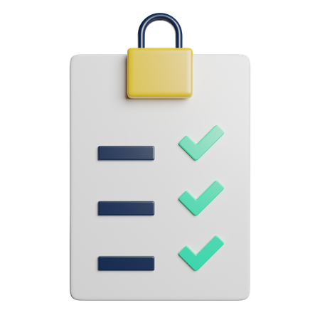 Lista de tareas  3D Icon
