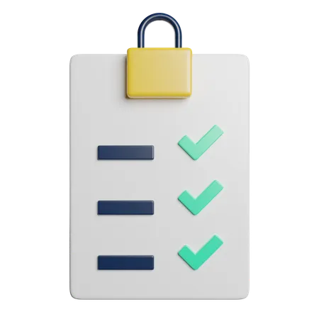Lista de tareas  3D Icon