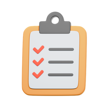 Lista de tareas  3D Icon
