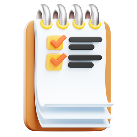 Lista de tareas  3D Icon