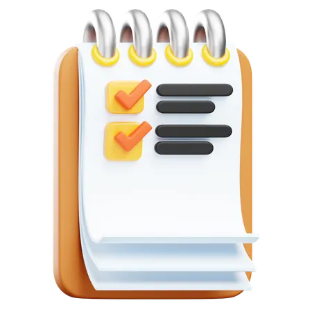 Lista de tareas  3D Icon