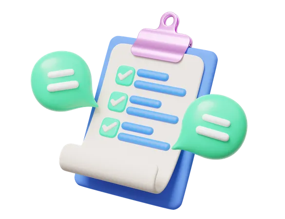 Lista de tareas  3D Icon