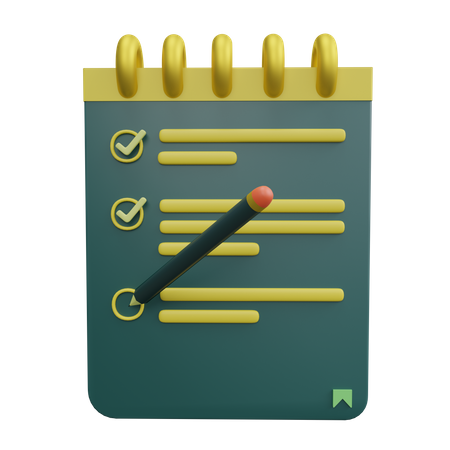 Lista de tareas  3D Icon