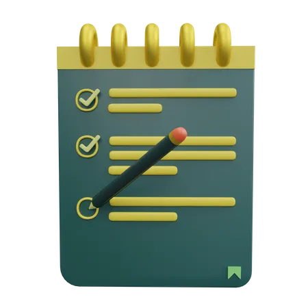 Lista de tareas  3D Icon