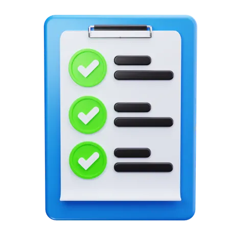 Lista de tarefas  3D Icon