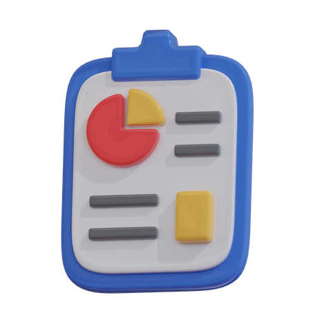 Lista de verificação de marketing  3D Icon