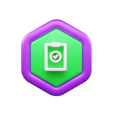 Lista de Verificación  3D Icon